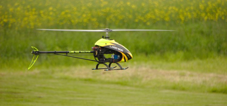 Helikoptertreffen auf dem Modellflugplatz in Ronneburg